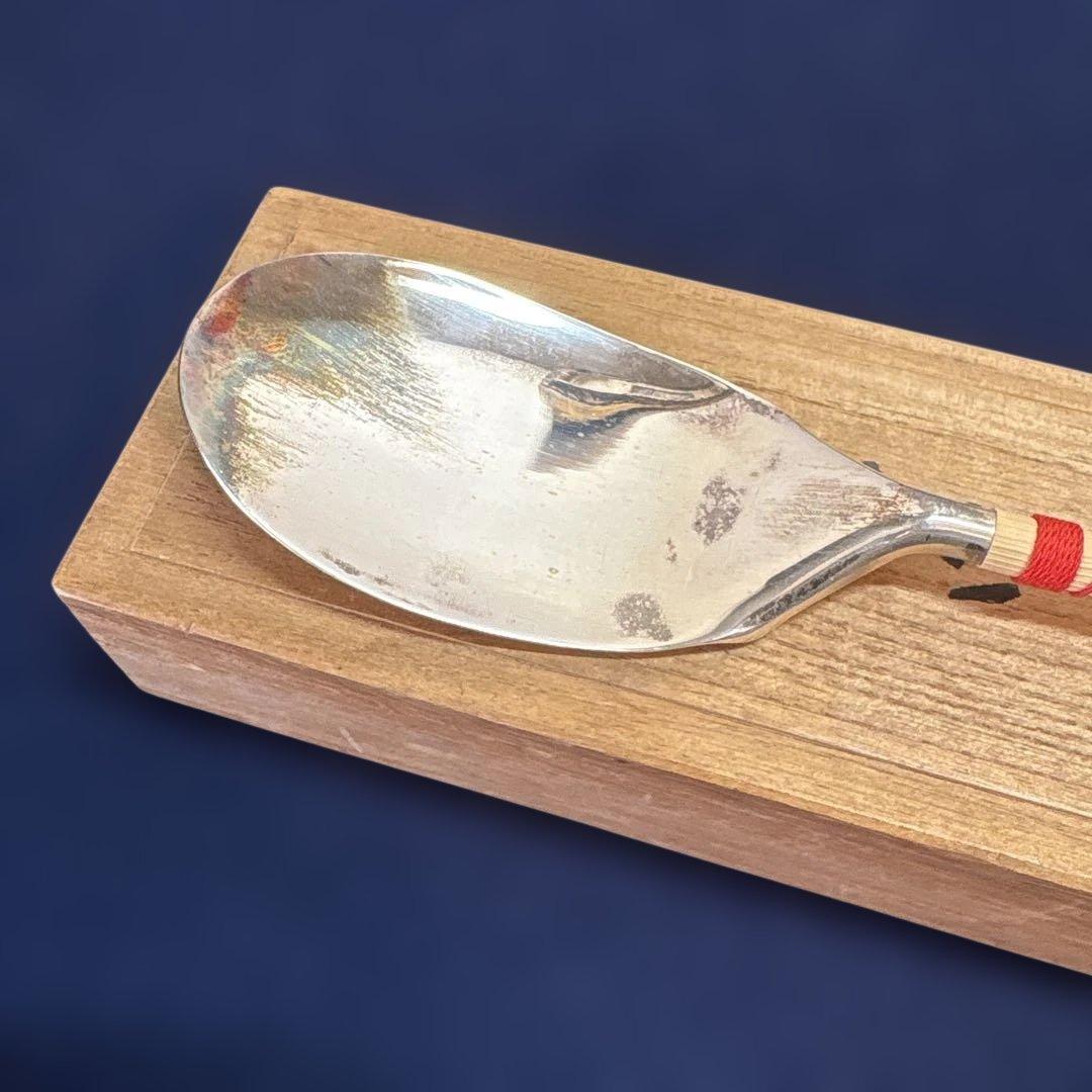 茶道具 木村清五郎「南鐐の灰匙」