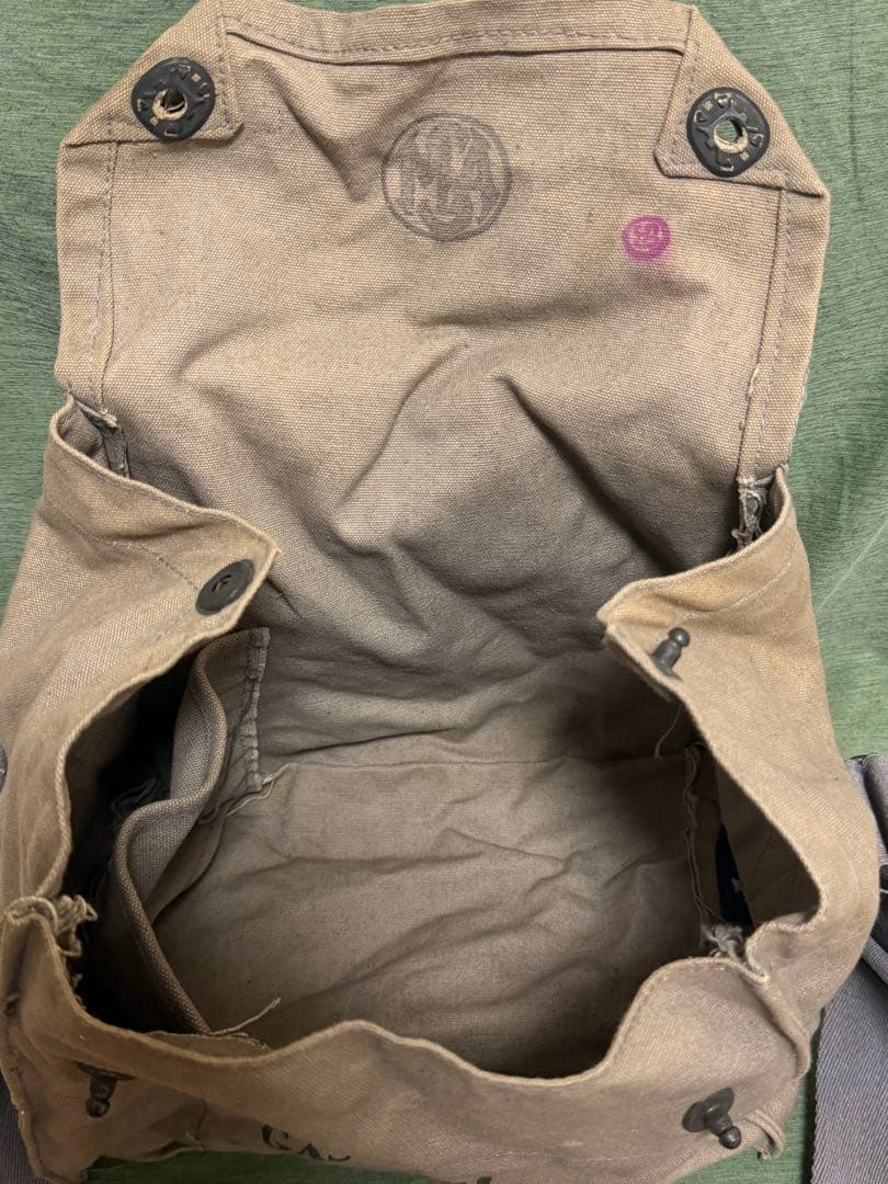 米軍 実物 ガスマスクバッグ MARK 1