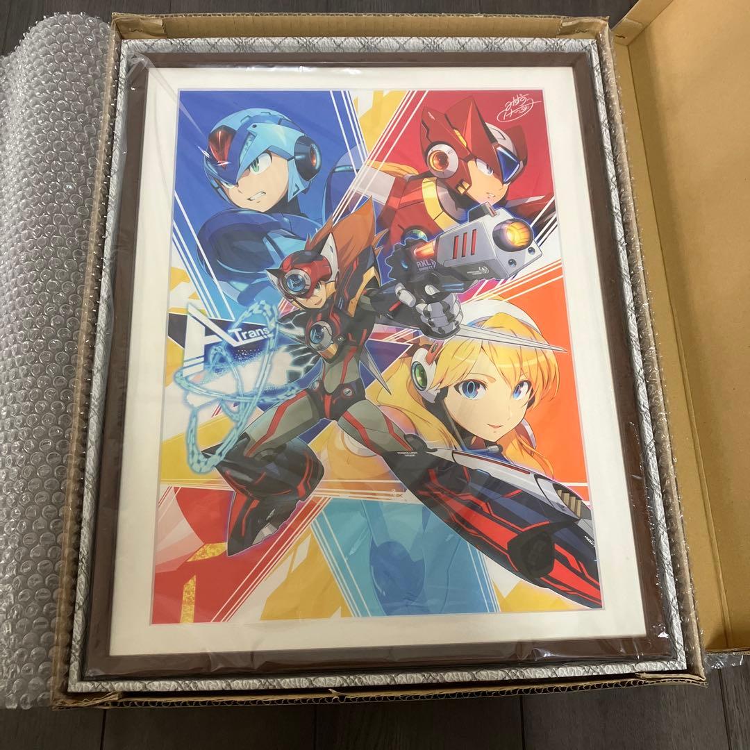 ロックマンX 25周年記念　額装グラフィックアート　受注生産品　イーカプコン