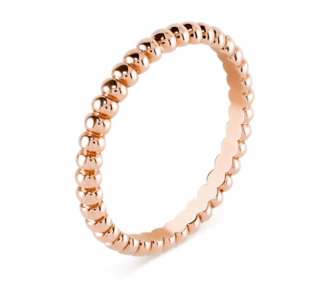 VCA ヴァンクリ　ペルレ　リング　 ローズゴールド