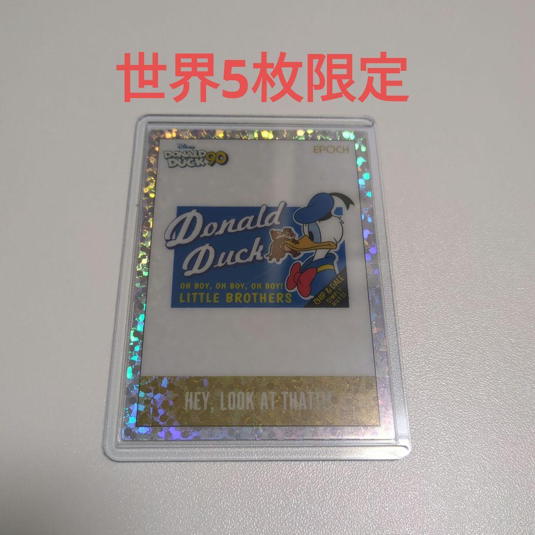ドナルドダック90周年プレミアムコレクションカード29Pホロスペクトラ世界5枚限