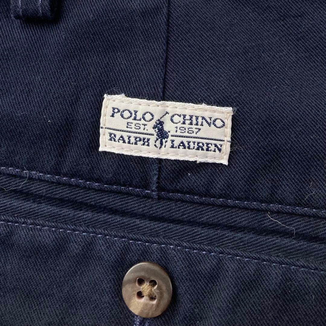 【USA製】ポロチノ アンドリューパンツ ラルフローレン ネイビー 36×30