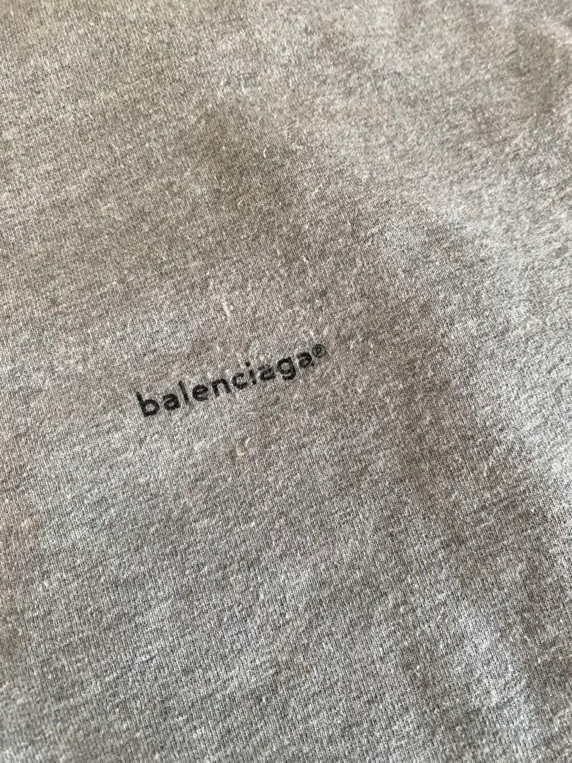 【美品】BALENCIAGA バレンシアガ パーカー グレー S