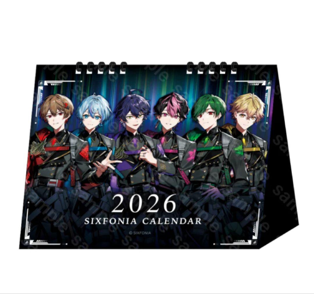 シクフォニ　2026年　卓上カレンダー