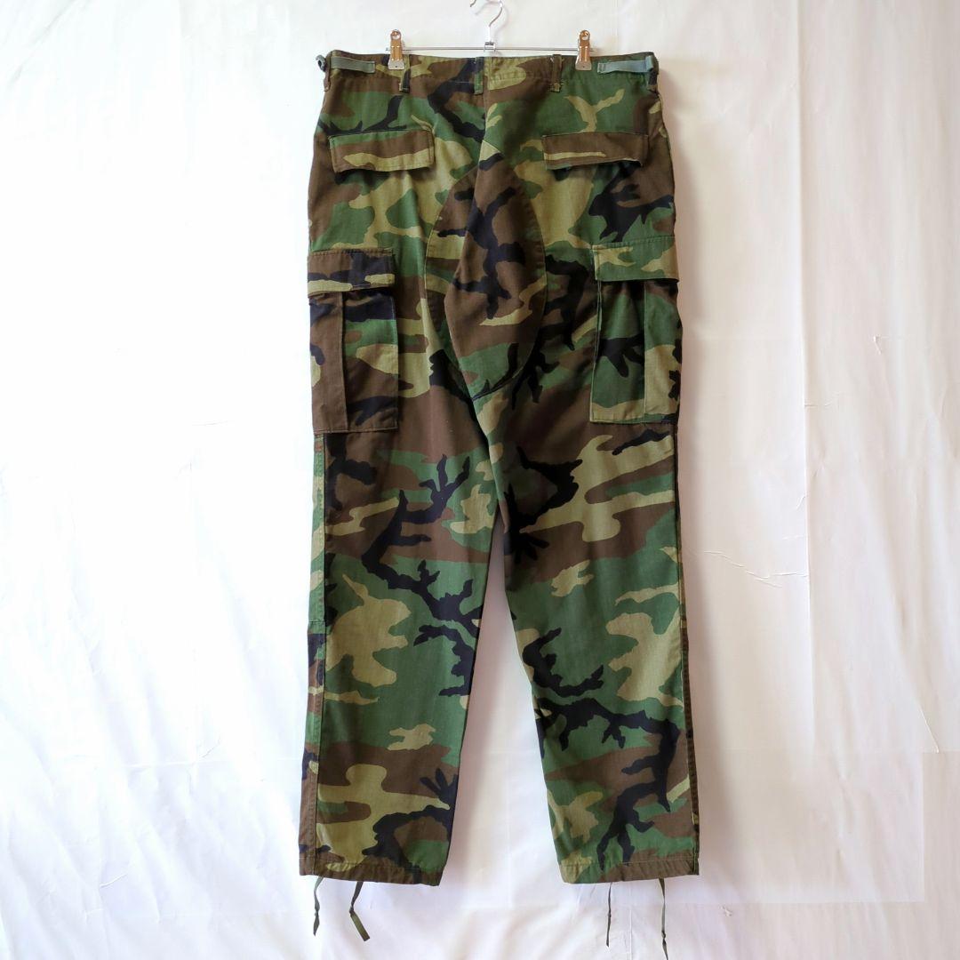 米軍実物 90s BDU カーゴパンツ トラウザー ウッドランドカモ L-L