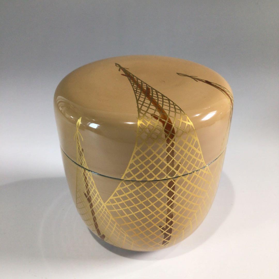 Ｐ７８０　棗　4点揃　『蒔絵師　中村湖彩作』『四季棗』　共箱　茶道具