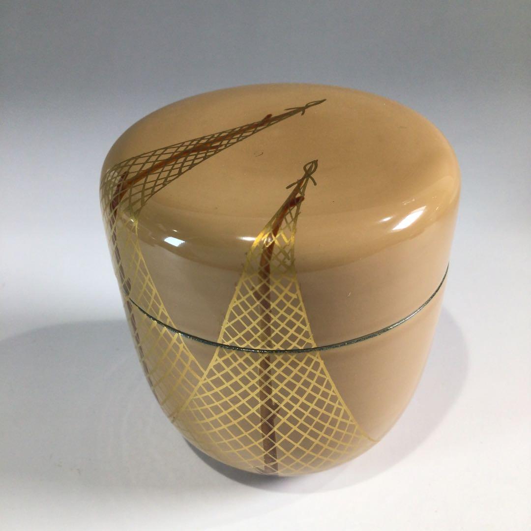 Ｐ７８０　棗　4点揃　『蒔絵師　中村湖彩作』『四季棗』　共箱　茶道具