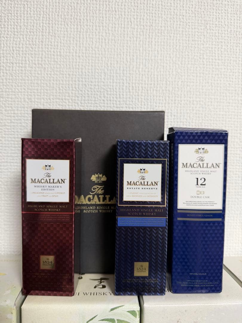 MACALLAN 12年ウイスキー ミニボトル3本セット