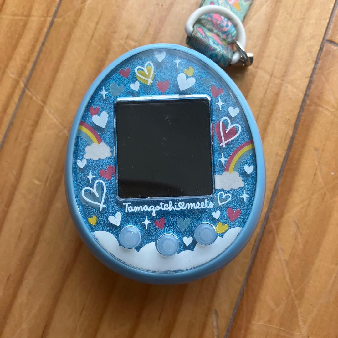 たまごっちみーつ メルヘンみーつ ブルー ストラップ、攻略本付き