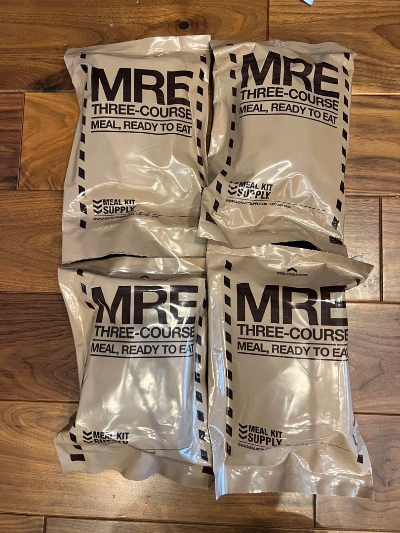 【2029年期限】米軍 MREレーション 4個セット