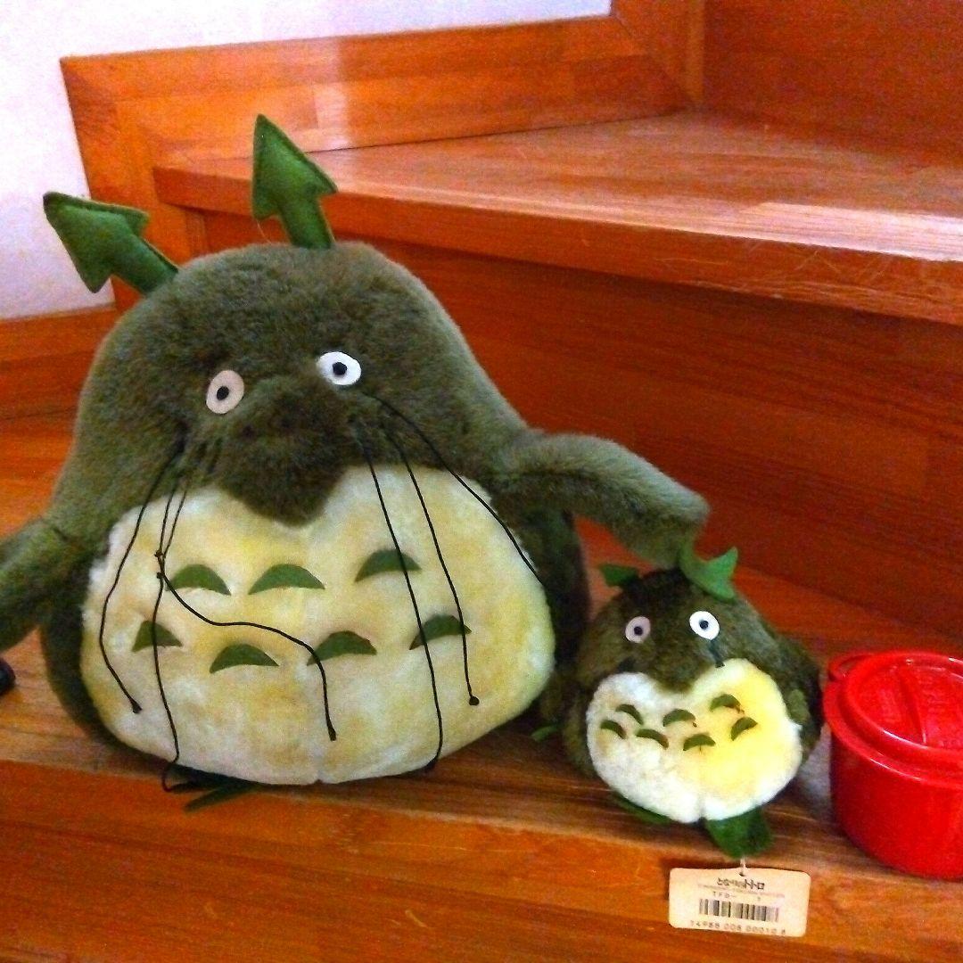 昭和レトロ　博物館に展示も。35年前のジブリビンテージトトロぬいぐるみ 大小ペア