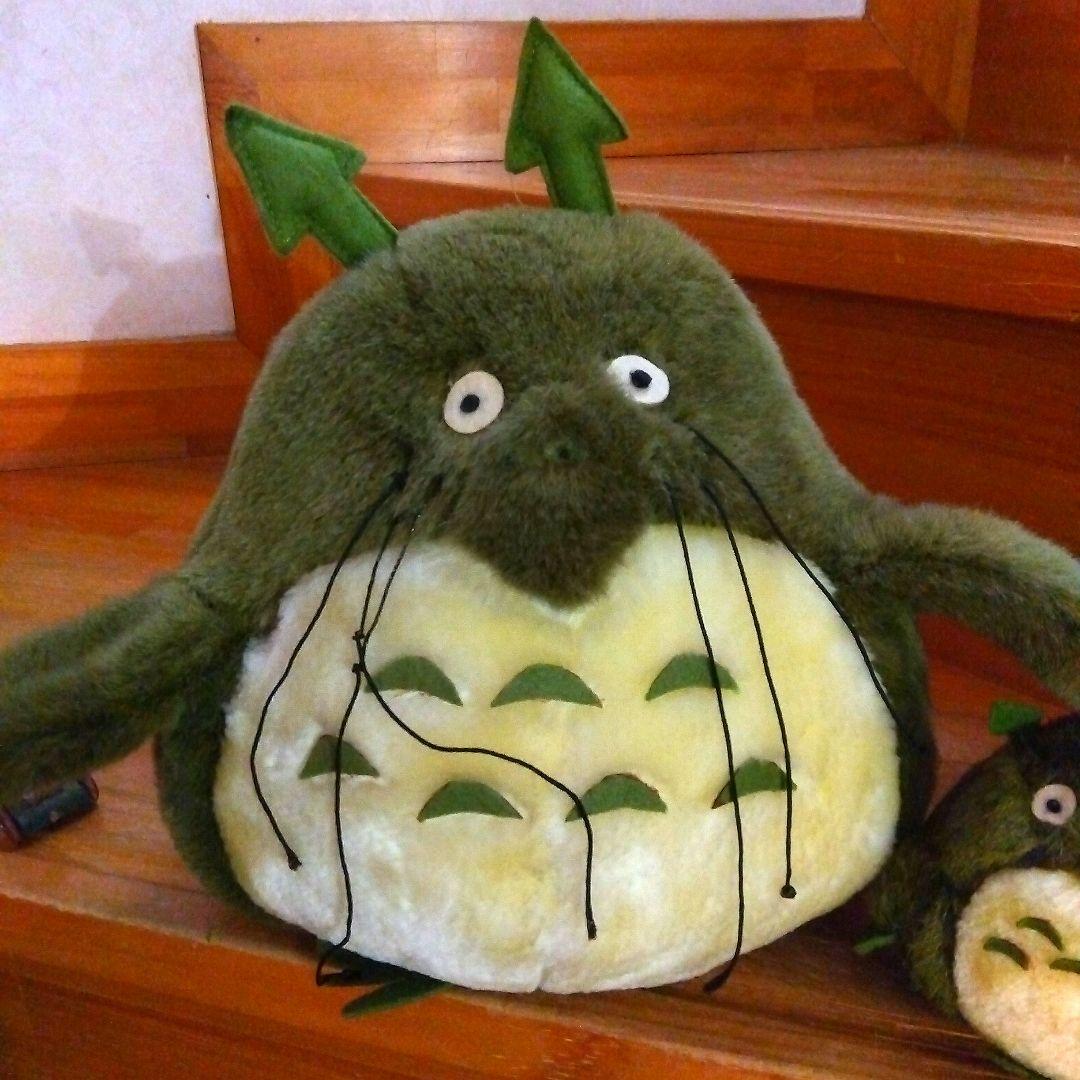 昭和レトロ　博物館に展示も。35年前のジブリビンテージトトロぬいぐるみ 大小ペア