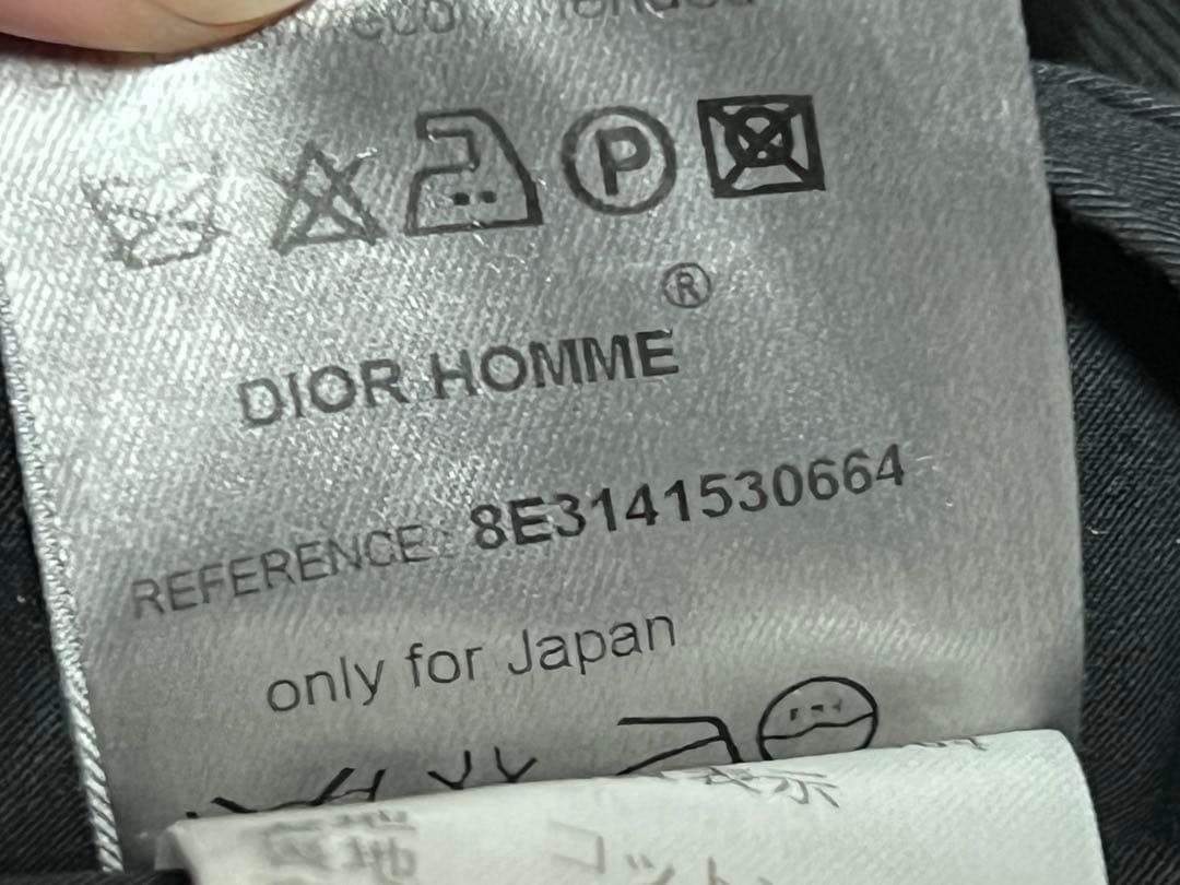 Dior Homme 2008年 背面プリーツ ボンバージャケット 46サイズ