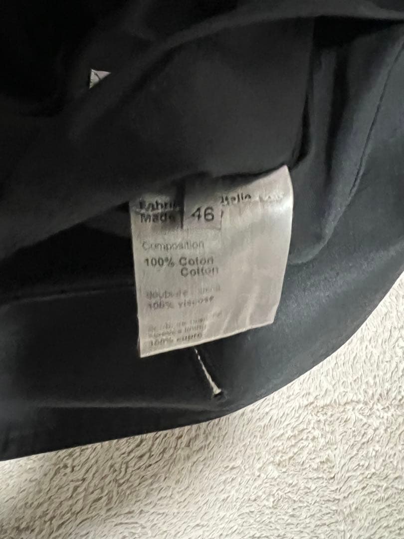 Dior Homme 2008年 背面プリーツ ボンバージャケット 46サイズ