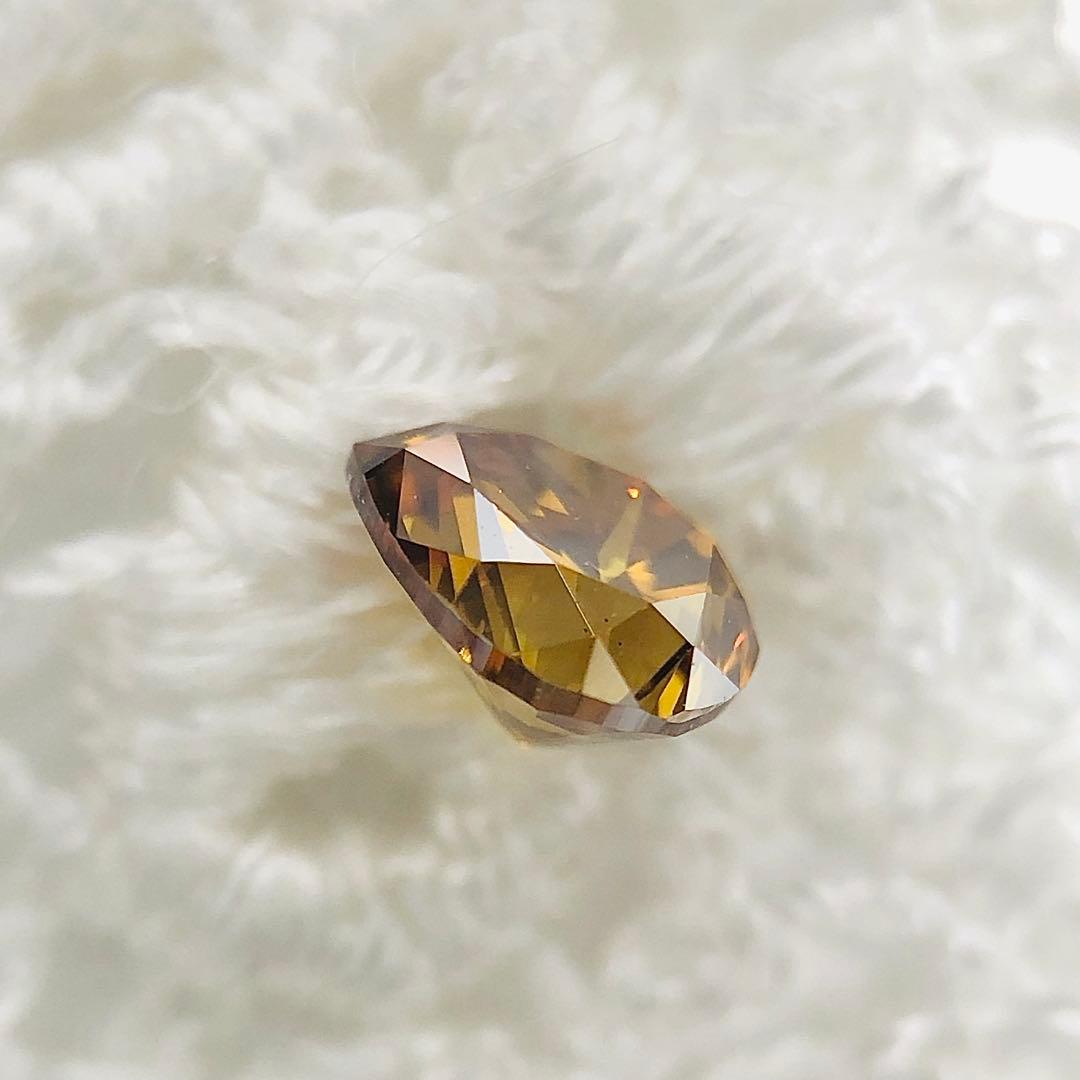 アクセサリー 0.259ct F.D.Brownish Yellow Orange SI-2