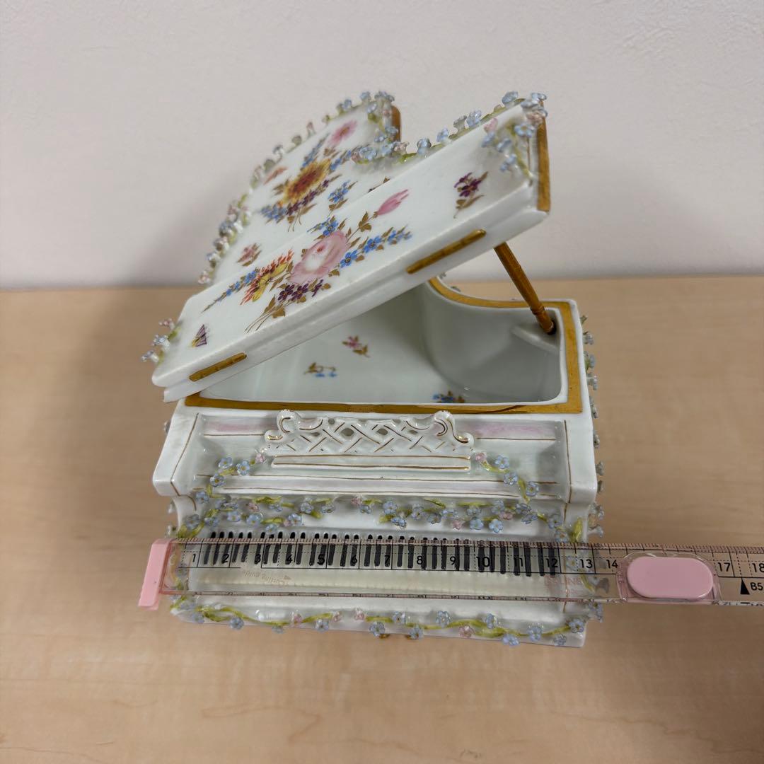 ミニチュアグランドピアノ型収納ボックス