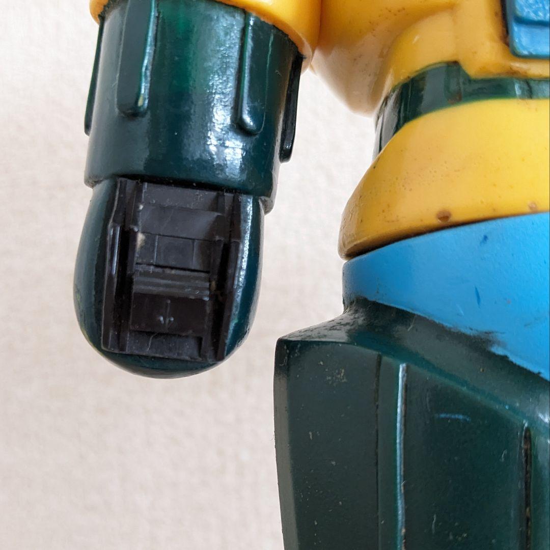ゅ*ず様 【ジャンク】旧タカラ 鋼鉄ジーグ ひみつ武器付 当時物 ソフビ ダイナ