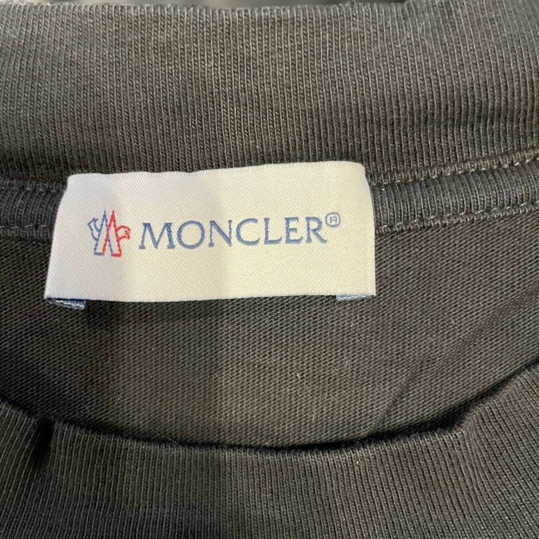 ニック 　MONCLER ブラック Tシャツ グラフィック