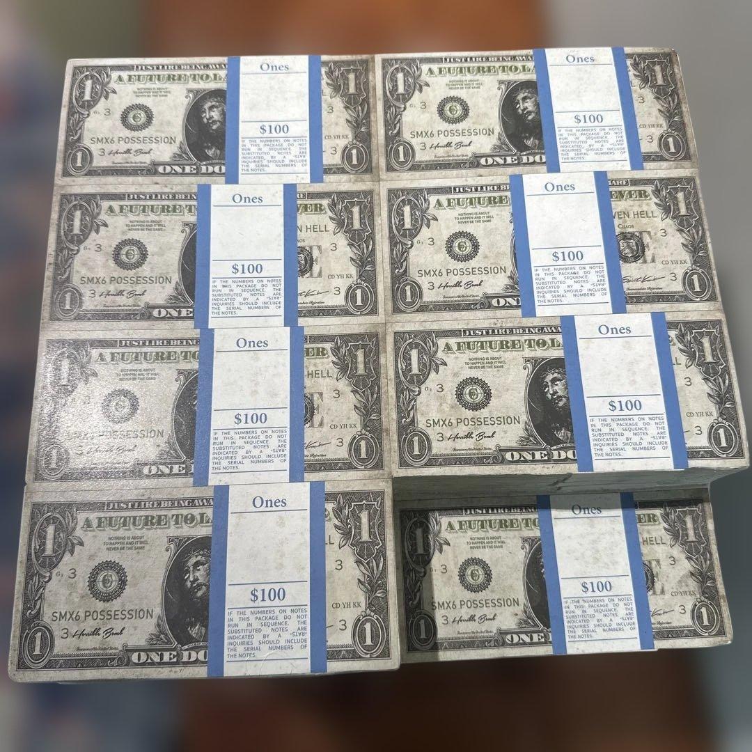 セントマイケル×河村康輔　ドル札　スツール　インテリア