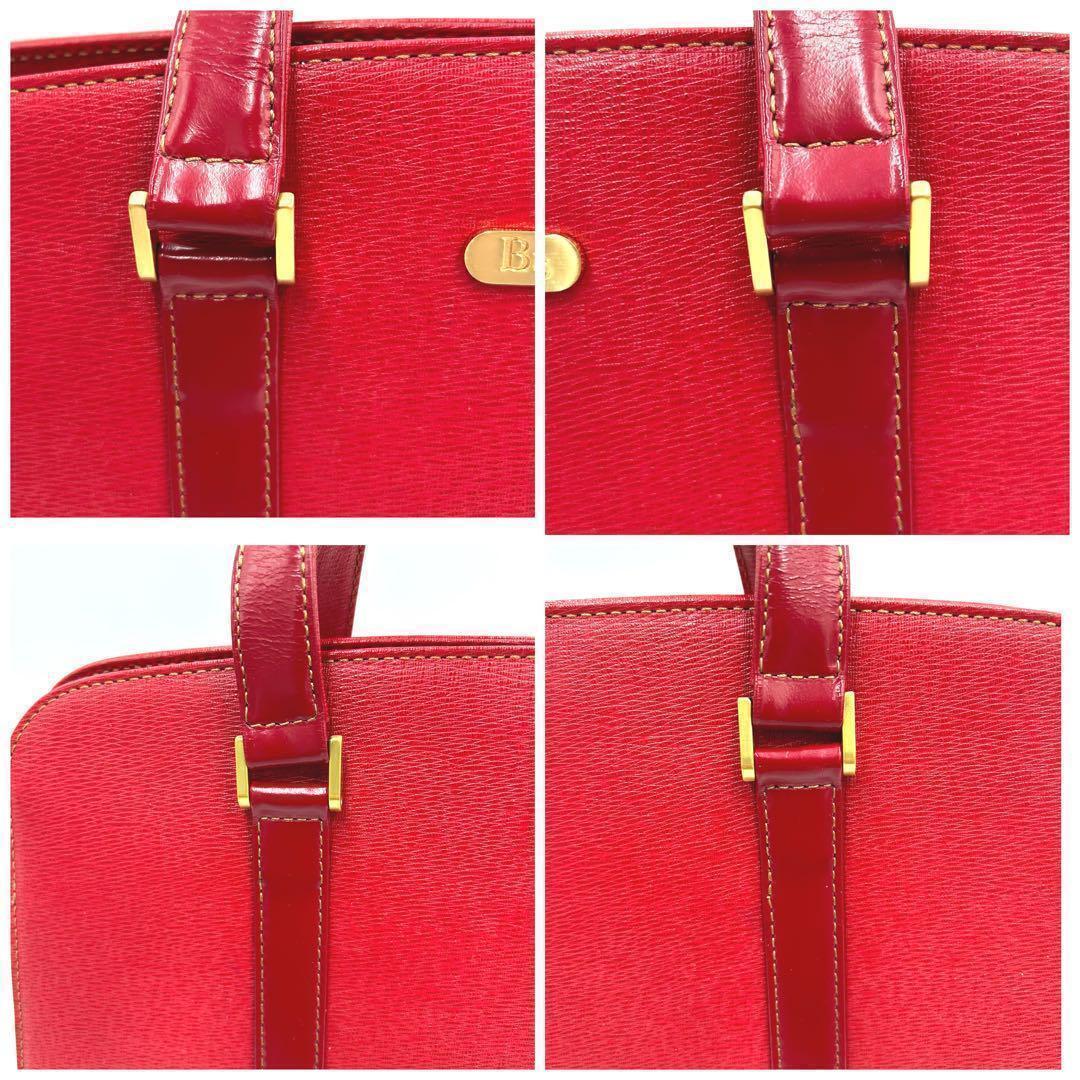 Burberrys バーバリーズ ハンドバッグ ノバチェック レッド　美品