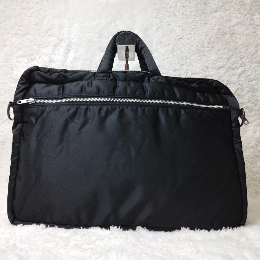【美品】PORTER タンカー ブリーフケース ブラック 2way A4 通勤