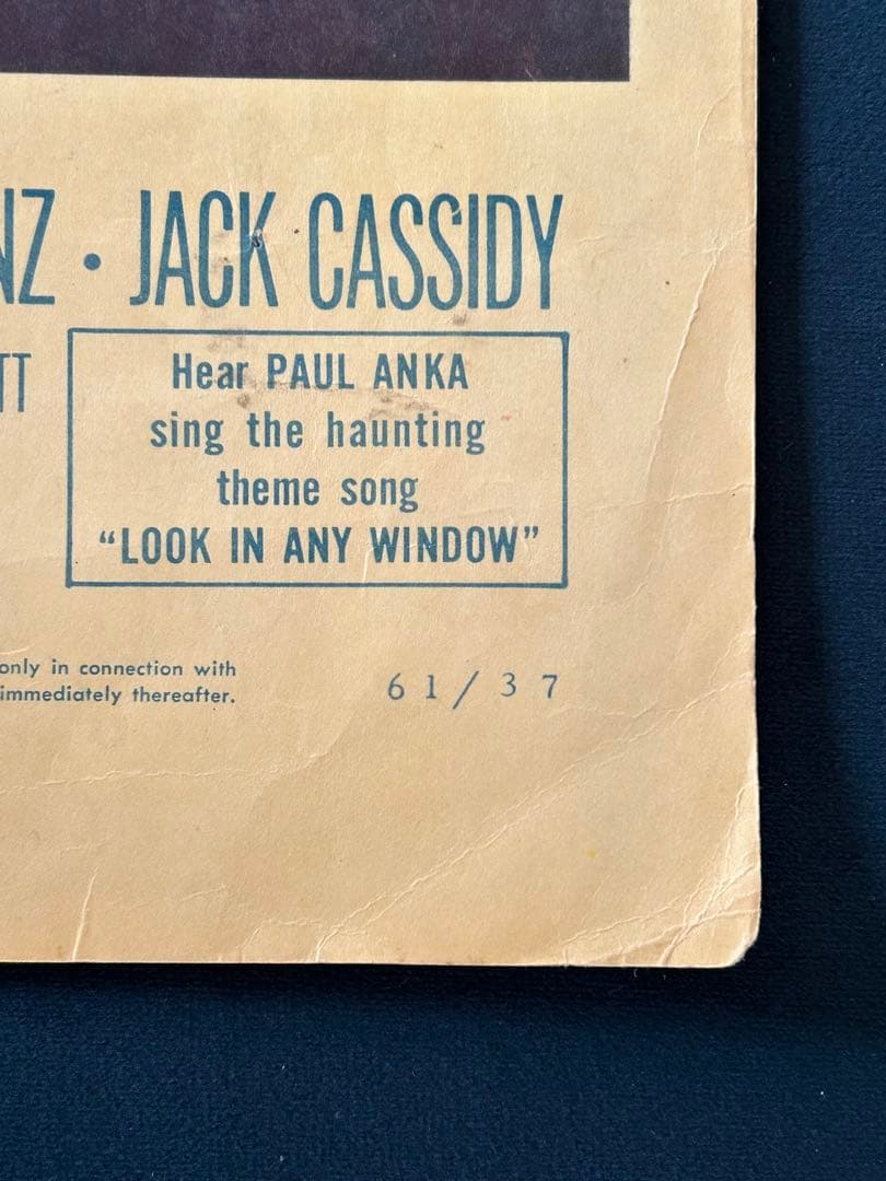 どの窓からでも見て下さい　USオリジナル映画ポスター