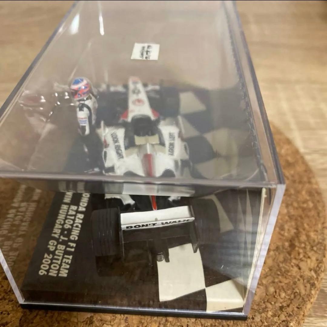 ミニチャンプスHONDARACING RA106.J.BUTTON 1 WIN