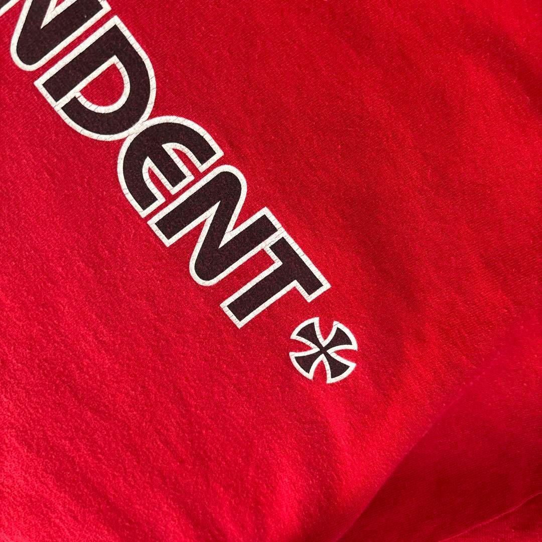 INDEPENDENT アイアンクロス Tシャツ 赤　インディペンデント