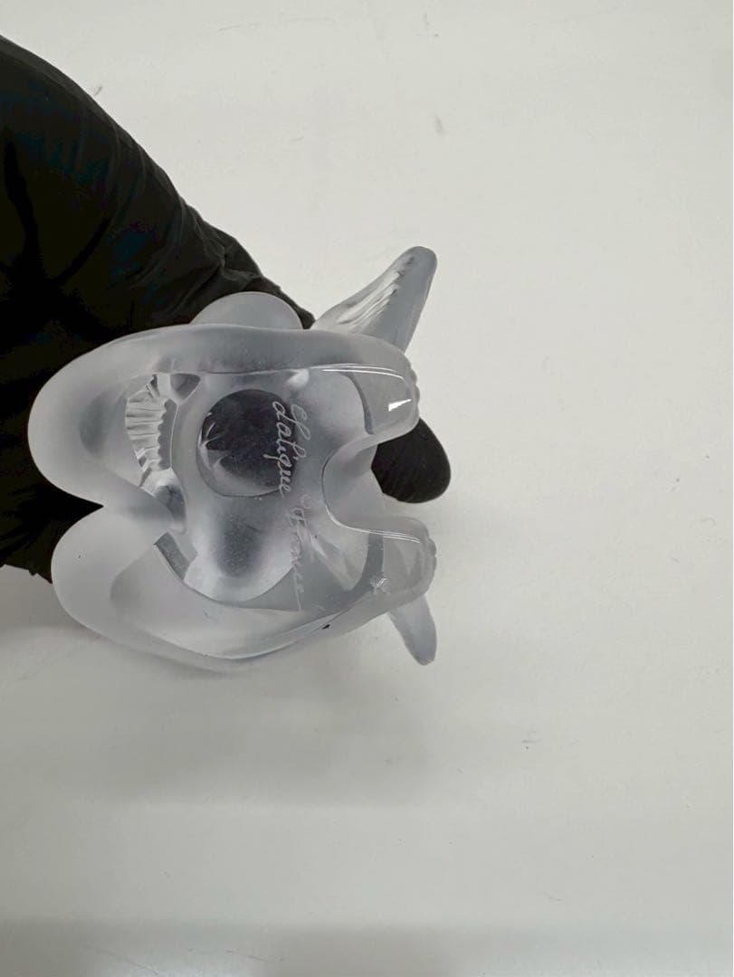 Lalique ラリック クリスタル 天使 置物 3体セット 中古品