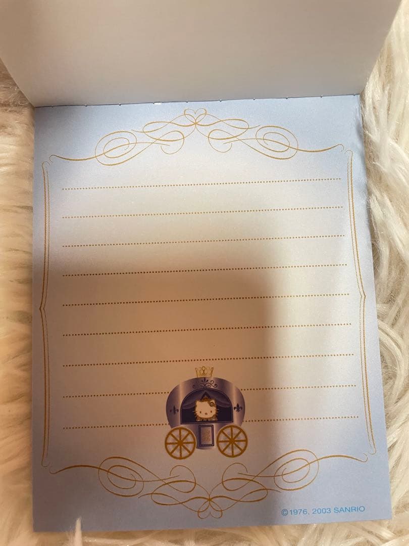 【レア】ハローキティ　海外限定メモ　プリンセスキティ