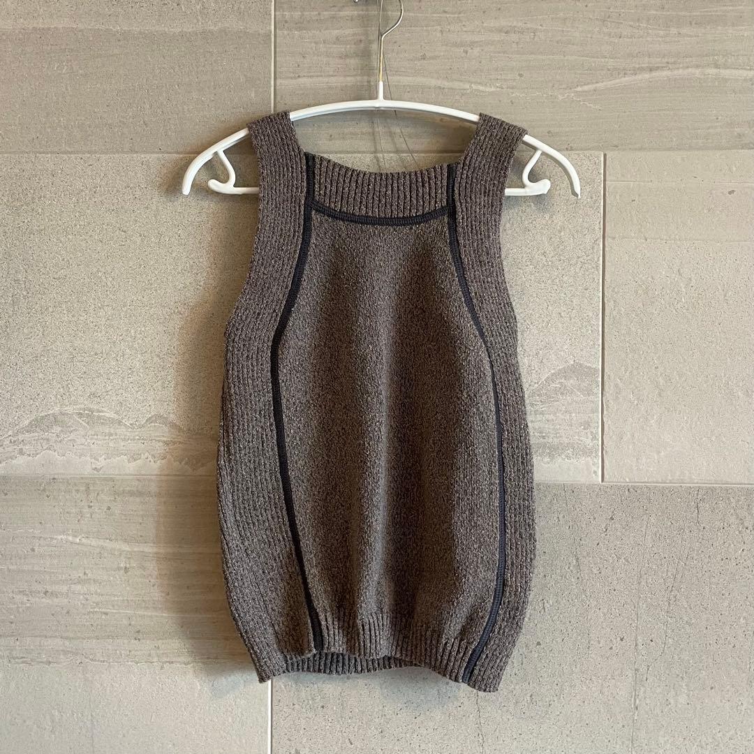 トップス TODAYFUL Mix Knit Tanktop