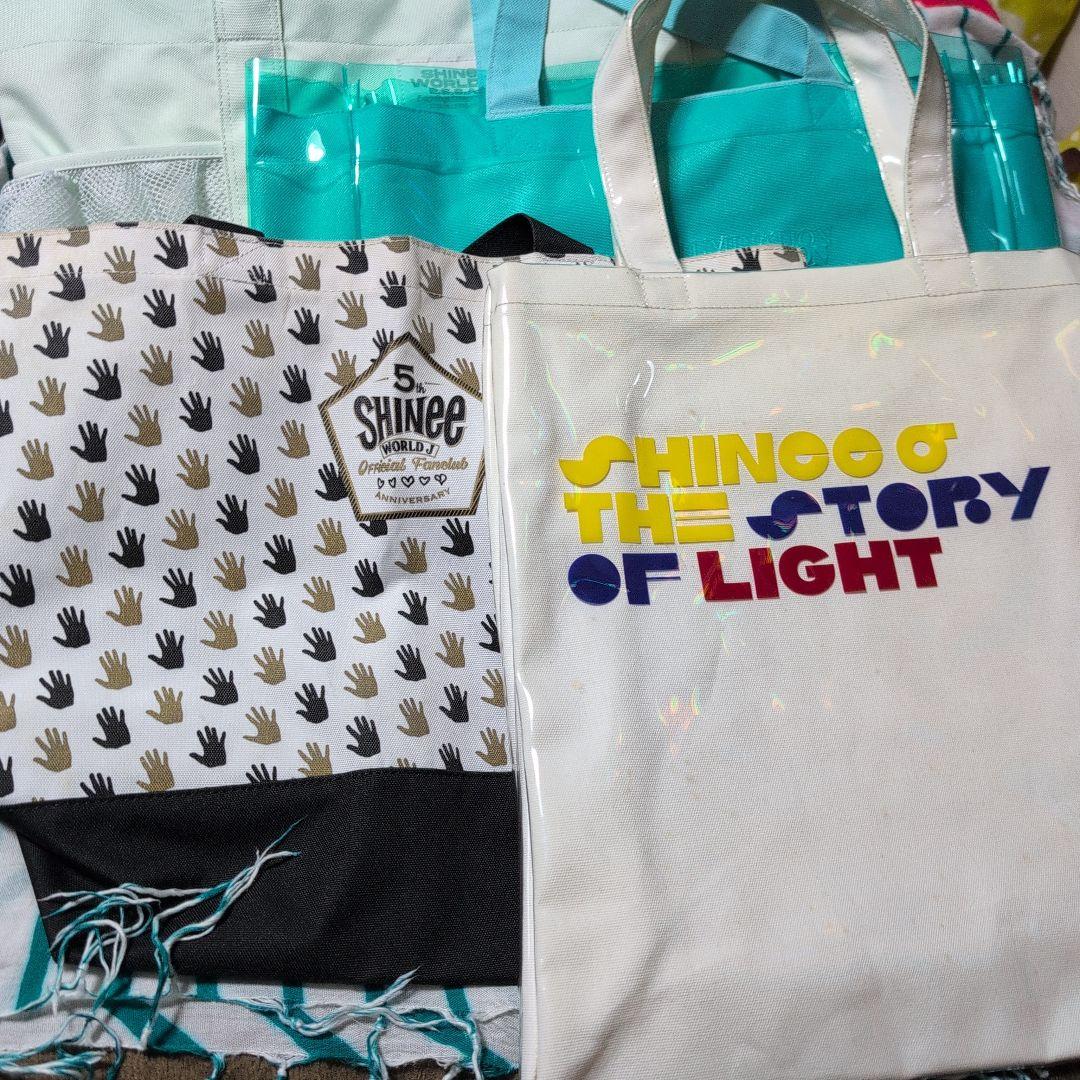 SHINee 公式グッズ＆ツアー（swⅥ、Ⅶ）SWJ5周年トートバッグ４点セット