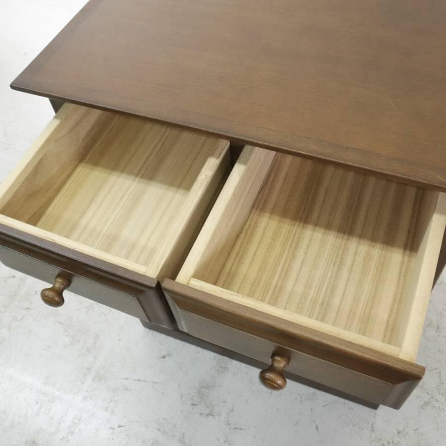 起立木工 ポルタ キャビネット 65B ナラ材無垢 電話台 FAX台 老舗高級