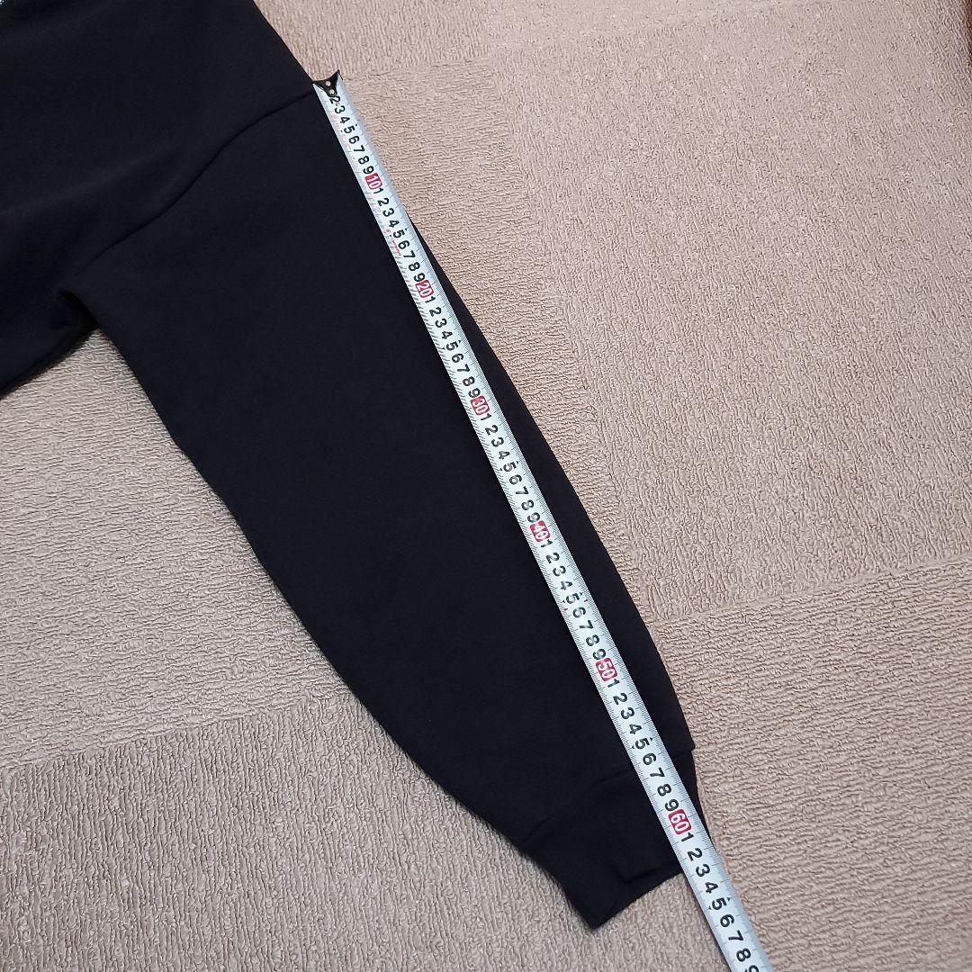 ロサンゼルスアパレル　14オンス　ブラック　裏起毛 ジップパーカー　サイズ L