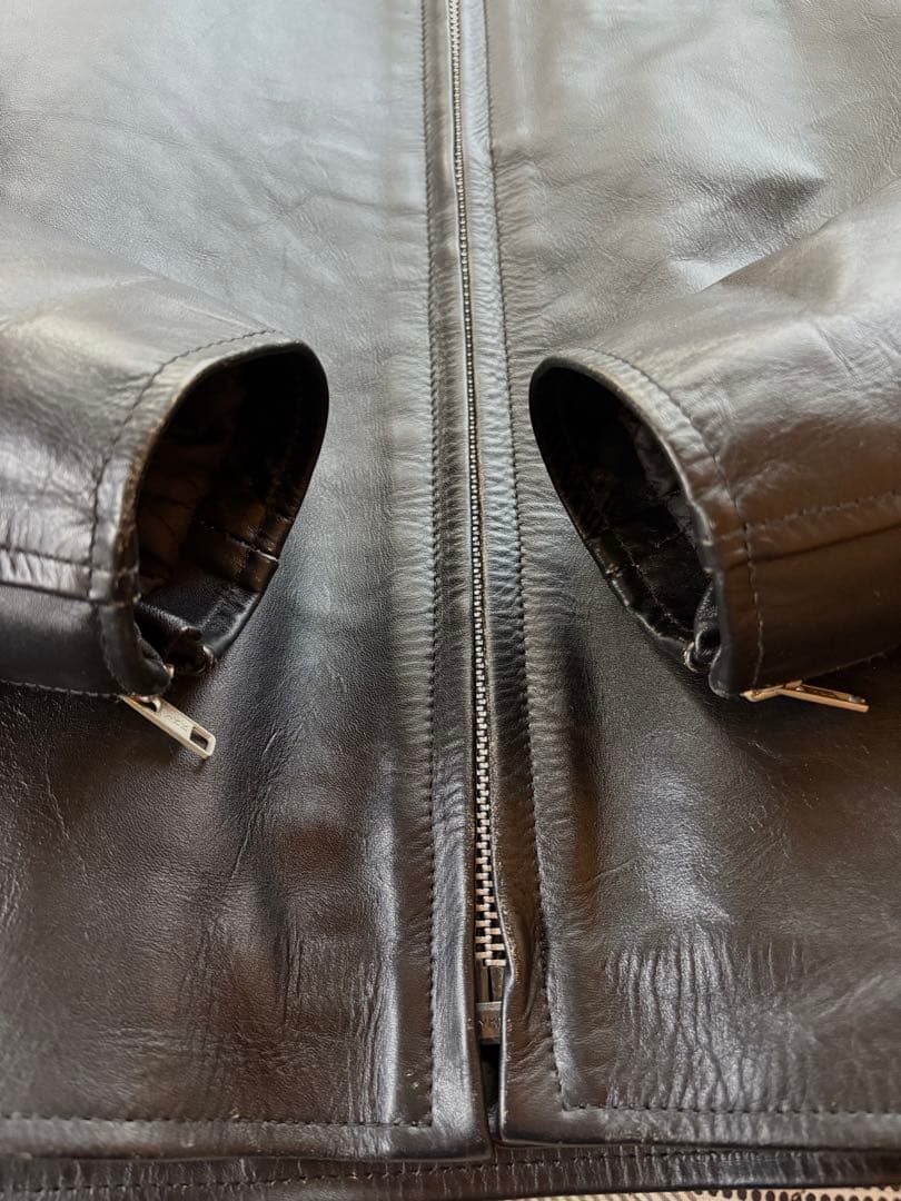 HORNE WORKS ホーンワークス シングルライダースジャケット LL