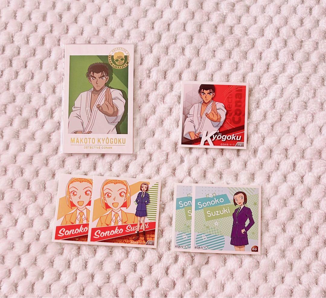 高木渉、佐藤美和子、世良真純、京極真、鈴木園子、ジン、ウォッカ　グッズバラ売り