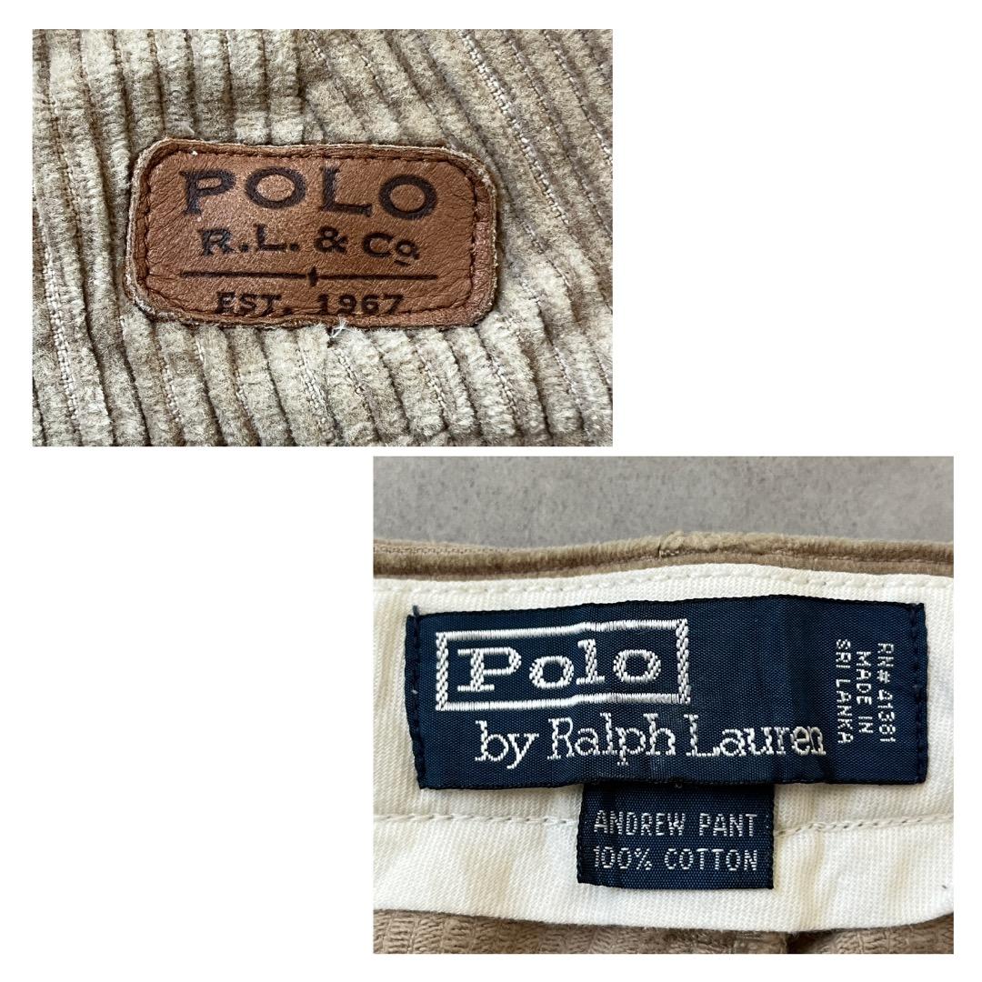ポロバイ ラルフローレン W34 コーデュロイ ポロチノ ベージュ 18218
