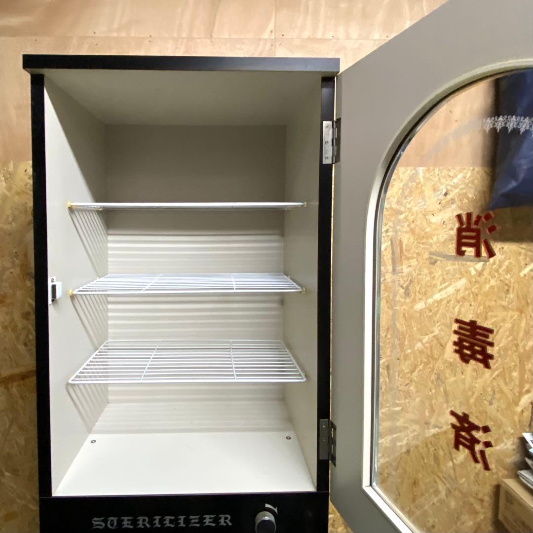 昭和レトロ　STERILIZER棚 ライト点灯　札幌白石区引き取り希望　現状品
