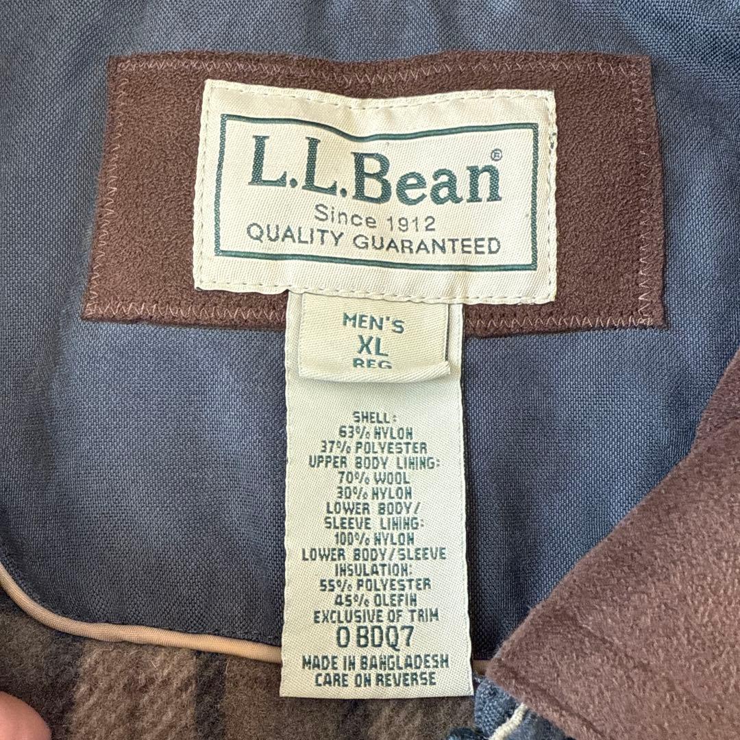 L.L.Bean XL 防寒ジャケット　中綿　コート　エルエルビーン　古着