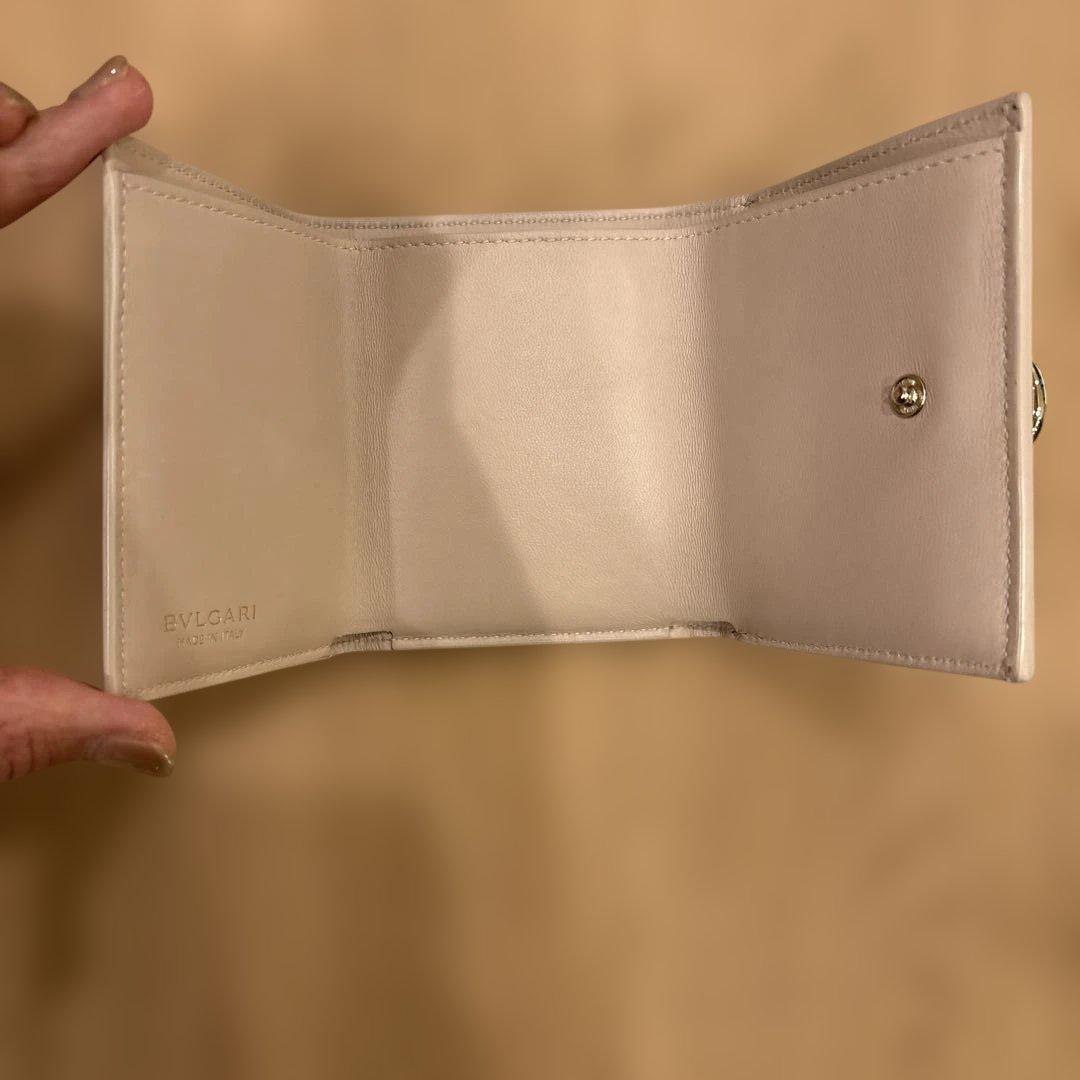 ディオール　3つ折り財布　ゴールド