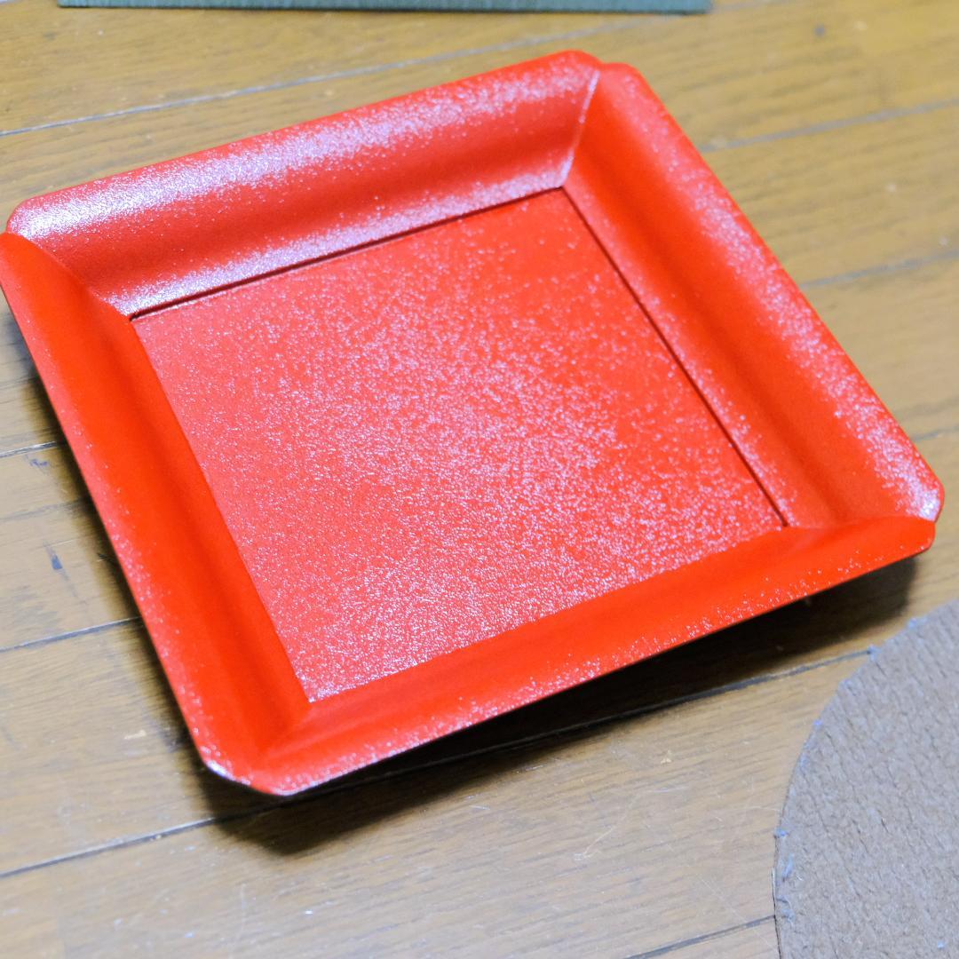 若狭盆　菓子器　漆器