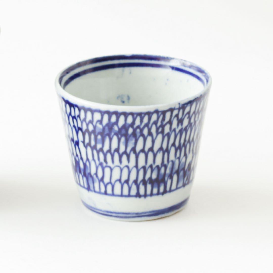 蕎麦猪口　微塵唐草　5客セット