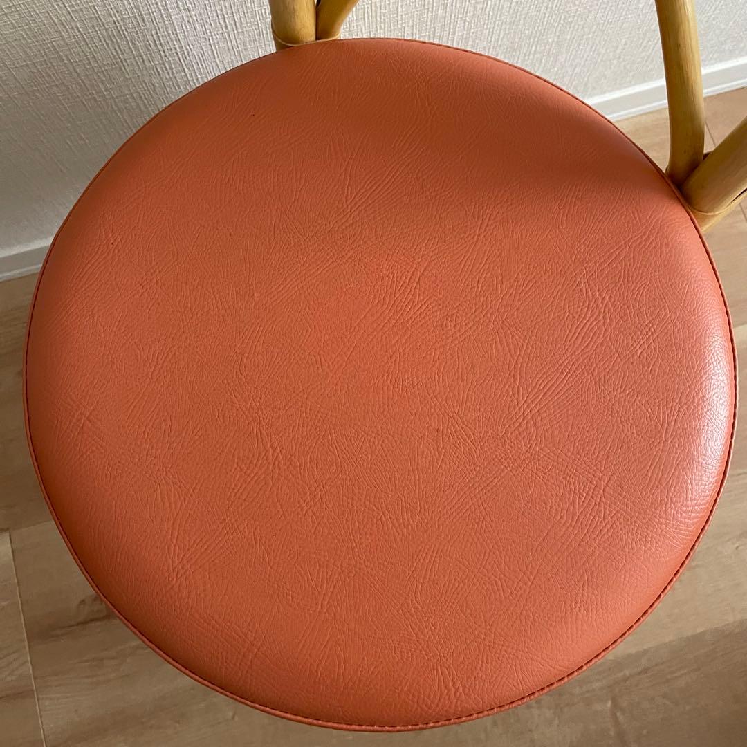 【美品】軽くて丈夫　ラタンチェア　　椅子　2脚セット