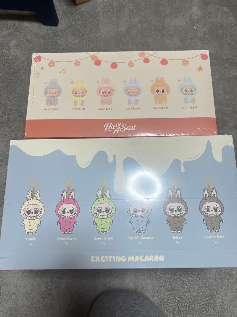 POPMART 2set LABUBU Have A Seat x マカロン