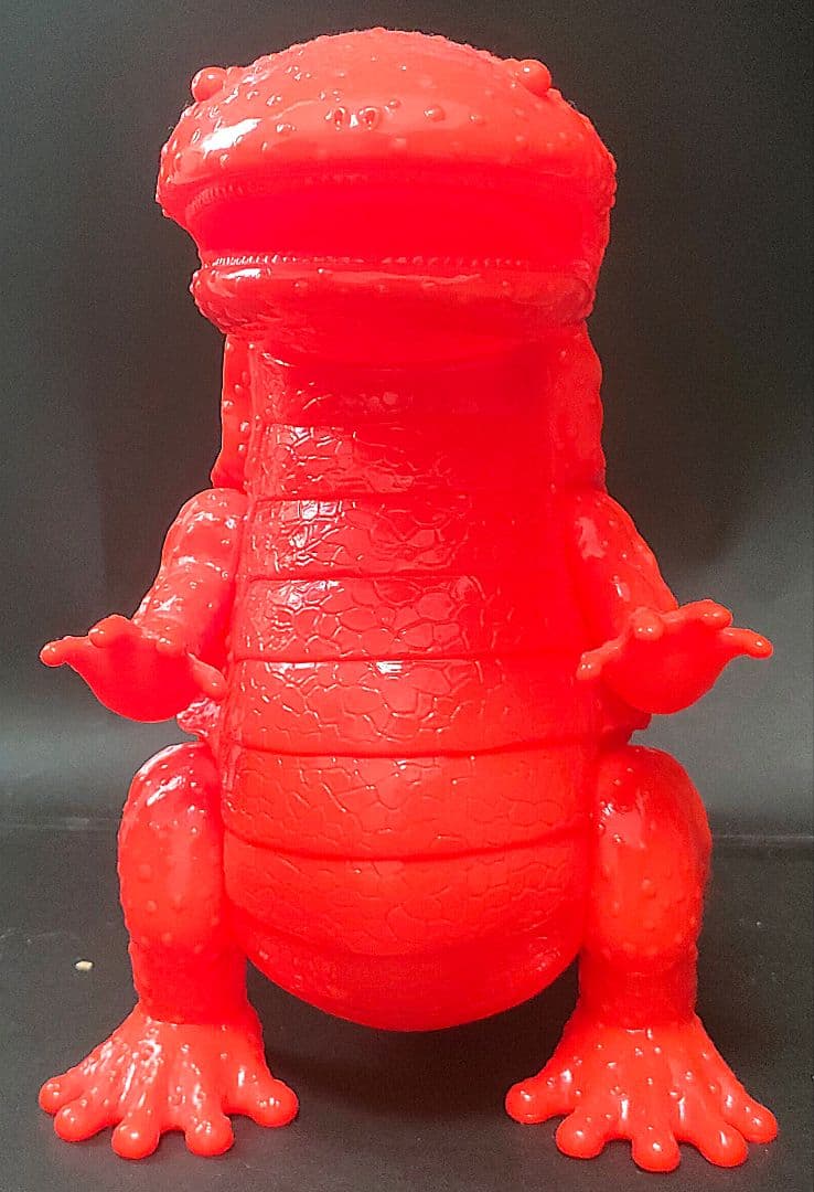 HANZAGI ハンザギ　ソフビ 蛍光レッド成型 株式会社サンプラザ