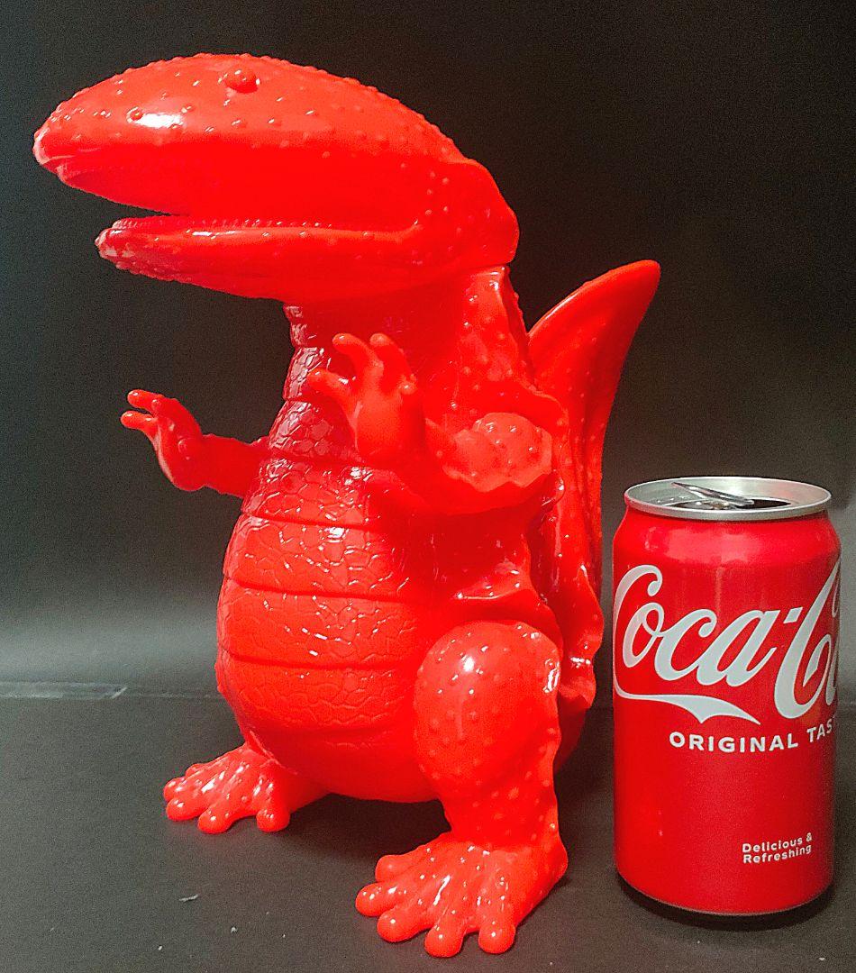 HANZAGI ハンザギ　ソフビ 蛍光レッド成型 株式会社サンプラザ