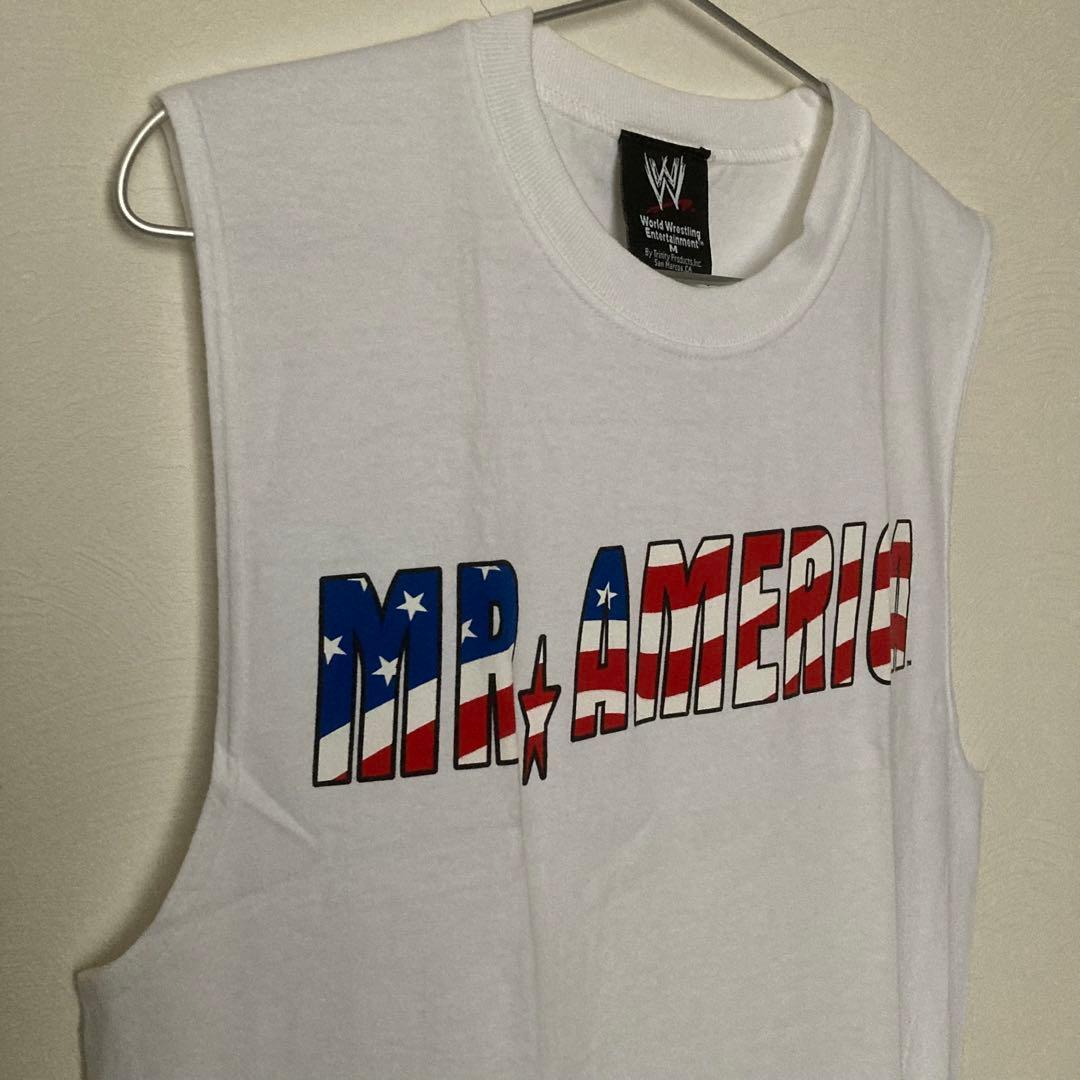 【USA製　2002年】ハルク ホーガン Mr.America ノースリーブ