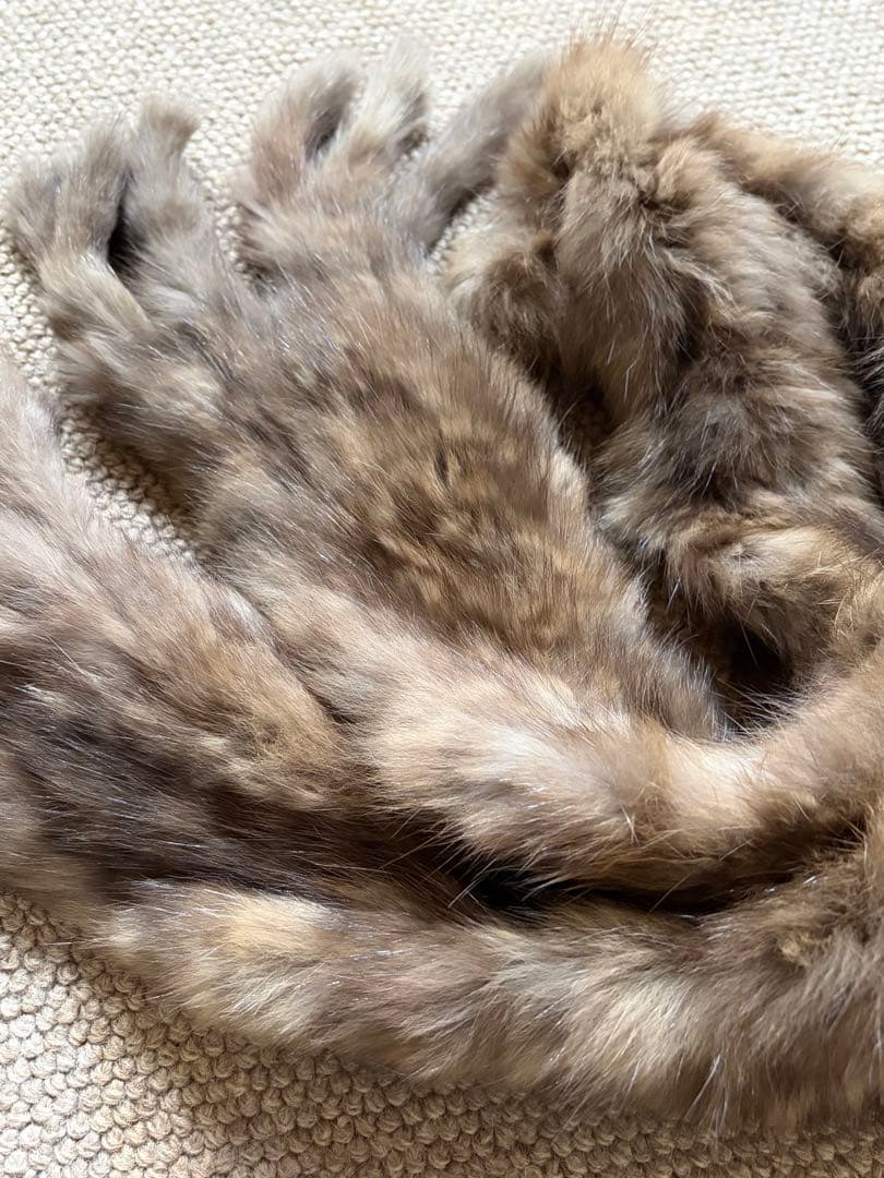 定価10万 極美品 ロシアンセーブル ファー マフラー ストール