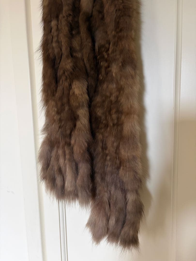 定価10万 極美品 ロシアンセーブル ファー マフラー ストール