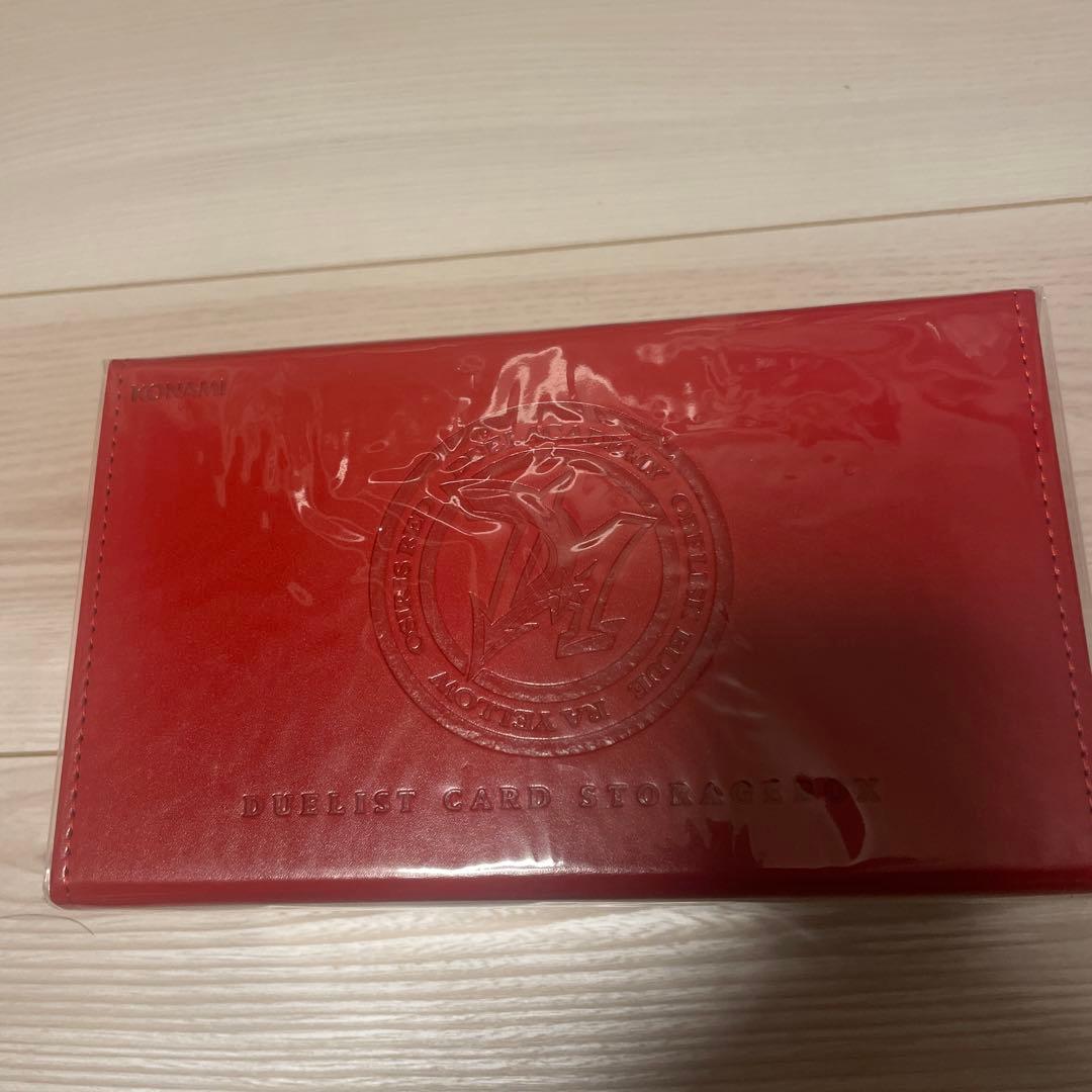 遊戯王　デュエリストカードストレージボックスＤＸ 竜の紋章　赤　レッド